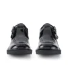 Junior Girls Kick T Bar Patent Leather Black