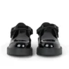 Junior Girls Kori T Bar Patent Leather Black
