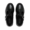 Junior Girls Lach T-Bar Leather Black
