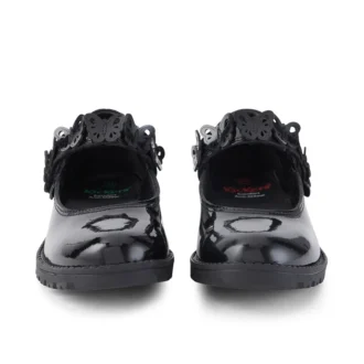 Junior Girls Lachly Butterfly MJ Patent Leather Black