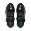 Junior Girls Lachly Butterfly MJ Patent Leather Black