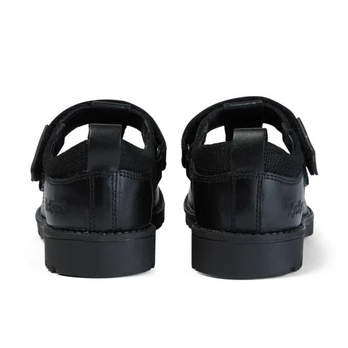 Junior Girls Lachly T-Bar Leather Black