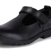 Junior Girls Lachly T-Bar Leather Black