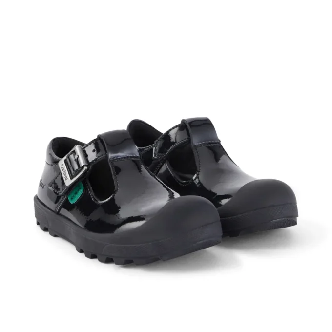 Junior Girls Plunk MJ Leather Black
