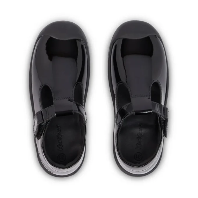 Junior Girls Plunk MJ Leather Black