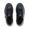 Junior Girls Tovni Stack Hi Flower Patent Leather Black