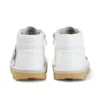 Infant Unisex Kick Hi Zip Leather White