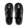 Junior Unisex Kick Hi Zip Patent Leather Black