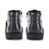 Junior Unisex Kick Hi Zip Patent Leather Black