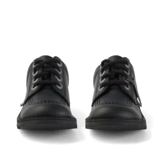 Junior Unisex Kick Lo Leather Alternative Black