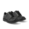 Junior Unisex Kick Lo Leather Alternative Black