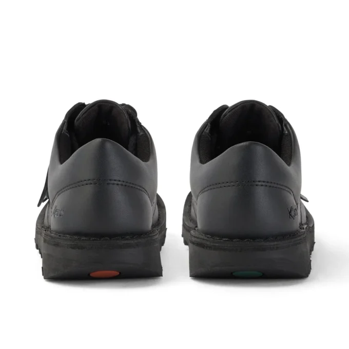 Junior Unisex Kick Lo Leather Alternative Black