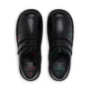 Junior Unisex Kick Lo Twin Vel Leather Black