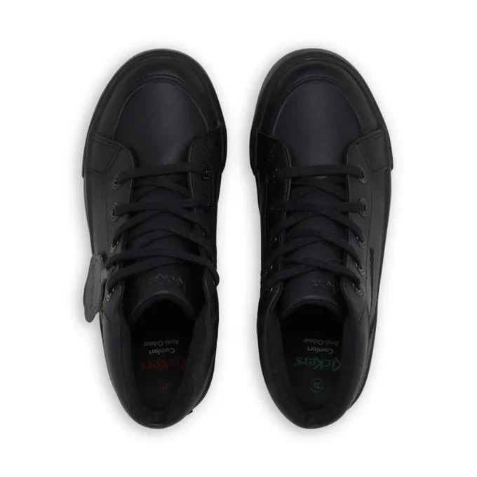 Junior Unisex Tovni Hi Leather Black