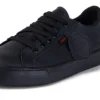 Junior Unisex Tovni Lacer Leather Black
