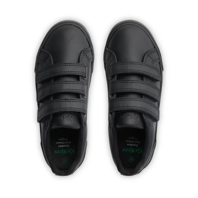 Junior Unisex Tovni Trip Leather Alternative Black