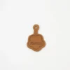 Unisex Leather Fleurette Tan