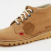 Unisex Leather Fleurette Tan