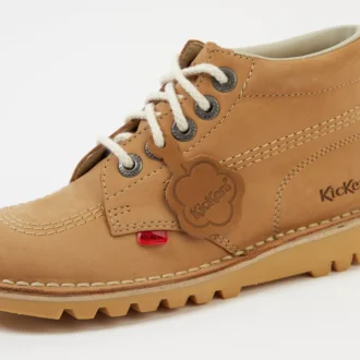 Unisex Leather Fleurette Tan