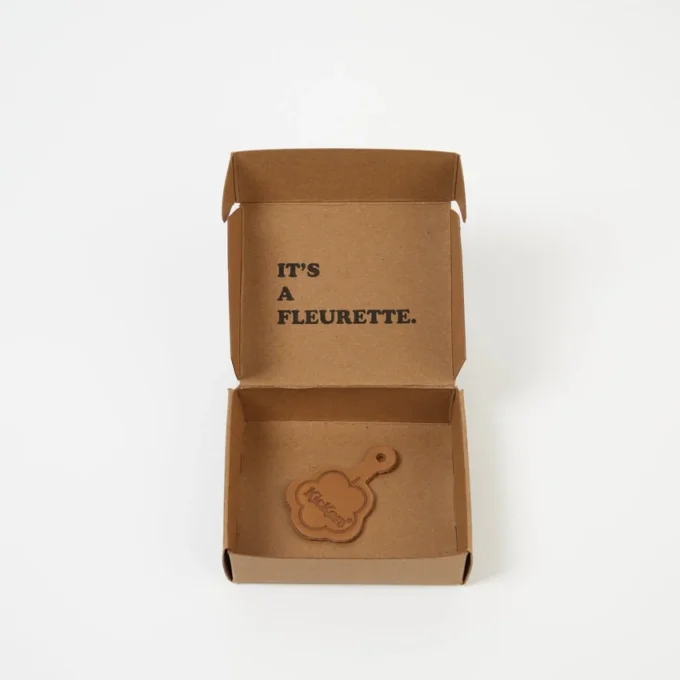 Unisex Leather Fleurette Tan