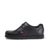 Youth Mens Fragma Lace Leather Black