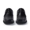 Youth Mens Fragma Lace Leather Black