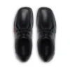 Youth Mens Fragma Lace Leather Black