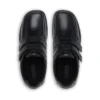 Youth Mens Fragma Moc Twin Vel Leather Black