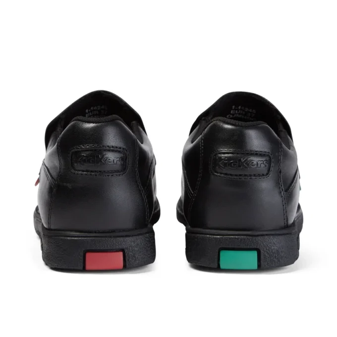Youth Mens Fragma Slip Leather Black