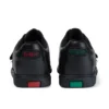 Youth Mens Fragma Strap Leather Black
