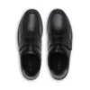 Youth Mens Reasan Strap Leather Black