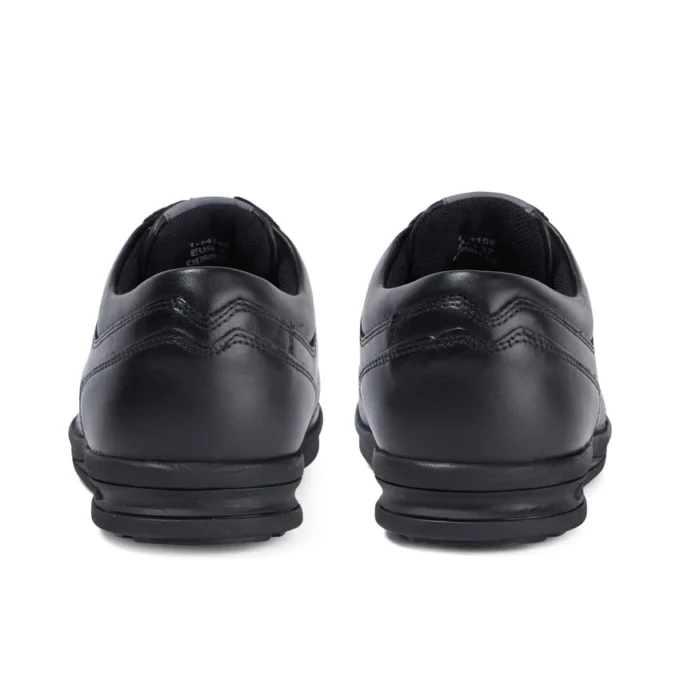 Youth Mens Troiko Lace Leather Black