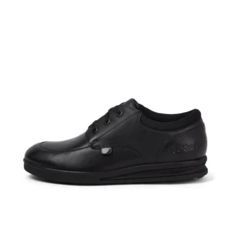 Youth Mens Troiko Lo Leather Shoes Black