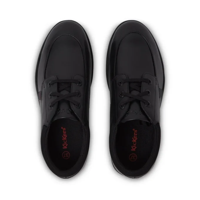 Youth Mens Troiko Lo Leather Shoes Black