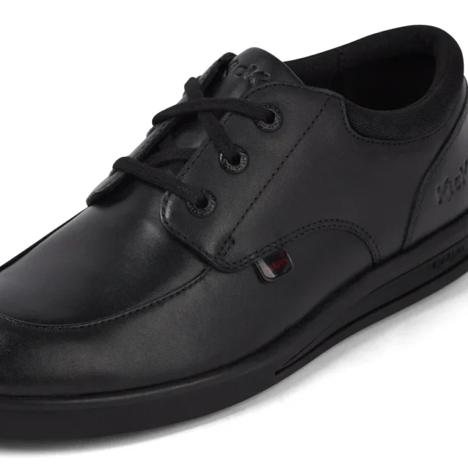Youth Mens Troiko Lo Leather Shoes Black