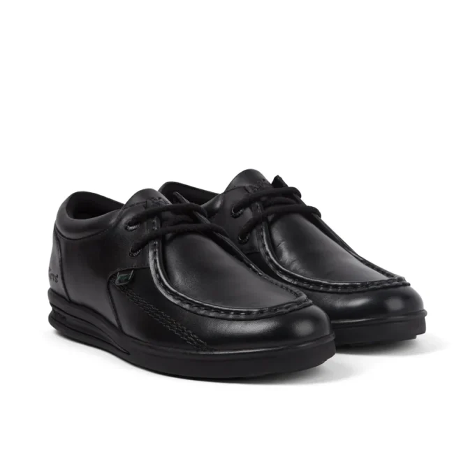Youth Mens Troiko Wall Leather Shoes Black