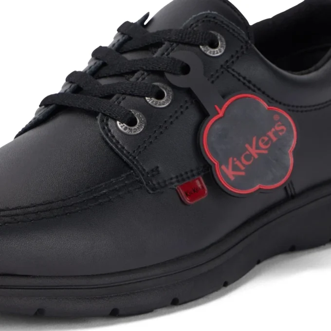 Youth Unisex Kelland Lo Leather Black