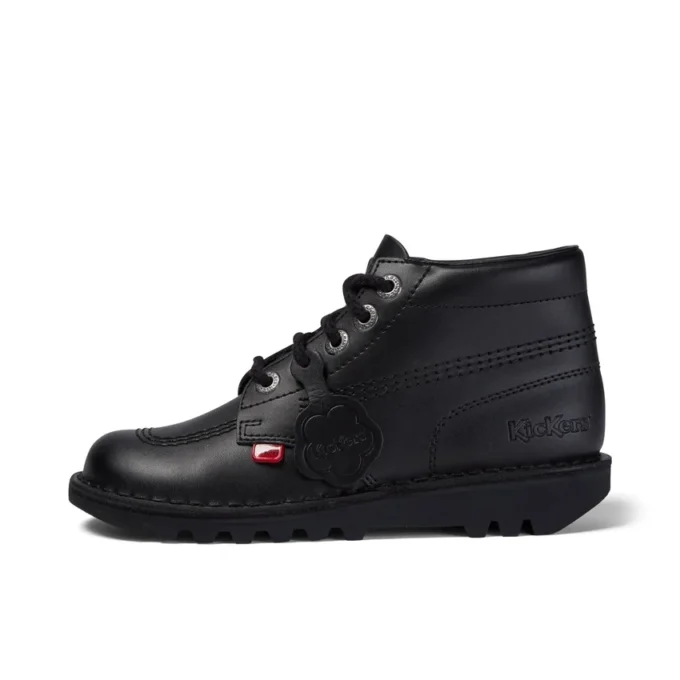 Youth Unisex Kick Hi Leather Black