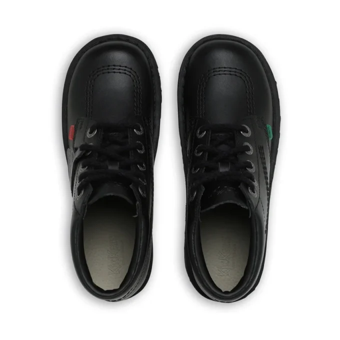 Youth Unisex Kick Hi Leather Black