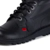 Youth Unisex Kick Hi Leather Black