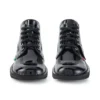 Youth Unisex Kick Hi Patent Leather Black