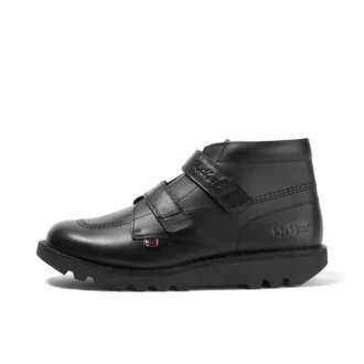 Adult Unisex Kick HI Vel Leather Black