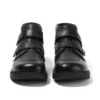 Youth Unisex Kick Hi Vel Leather Black