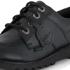 Youth Unisex Kick Lo Leather Alternative Black