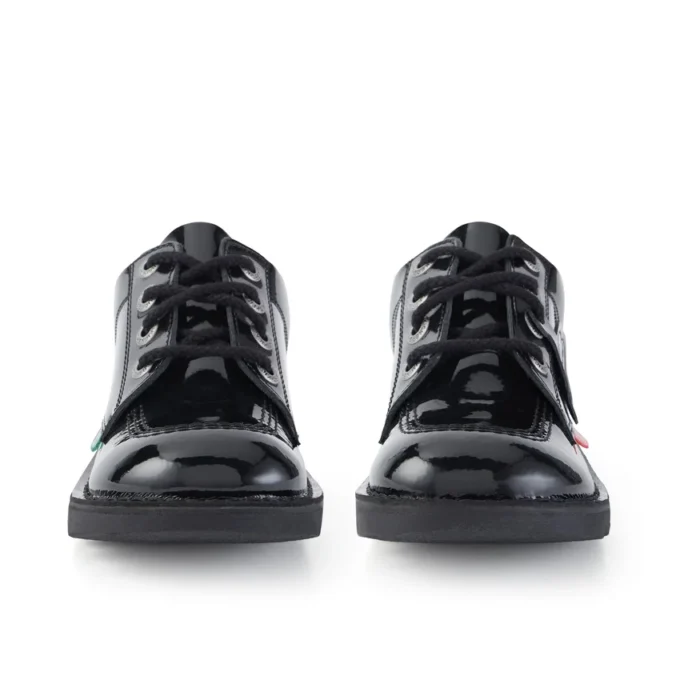 Youth Unisex Kick Lo Patent Leather Black