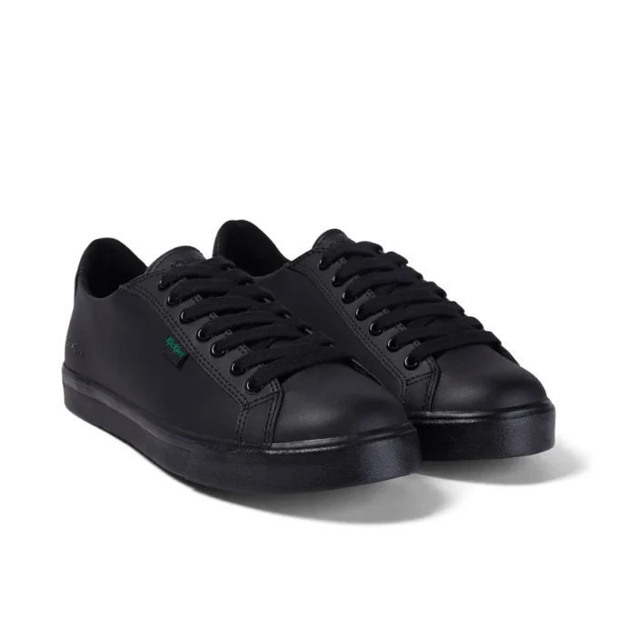Youth Unisex Tovni Lacer Leather Black