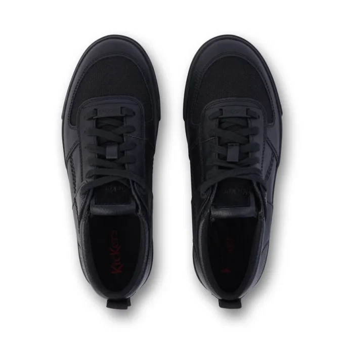 Youth Unisex Tovni Lo Mix Mesh Leather Black