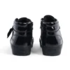 Youth Women Tovni Stack Hi Flower Patent Leather Black