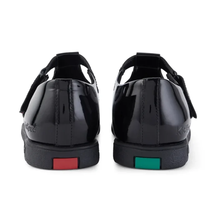 Youth Womens Fragma T-Bar Patent Leather Black