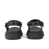 Youth Womens Kenzi Leather Sandals Black